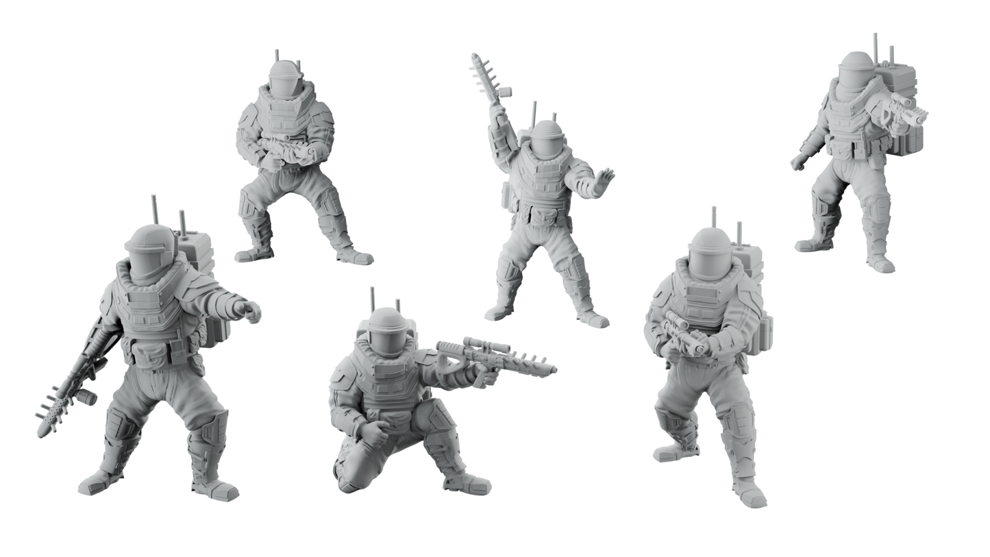 F.S.R SpetsKommando Coil Rifle Squad - STL Download
