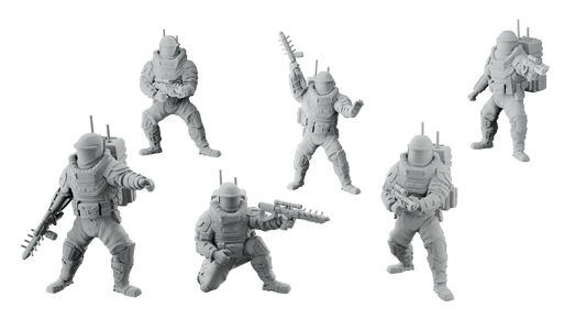 F.S.R SpetsKommando Coil Rifle Squad - STL Download